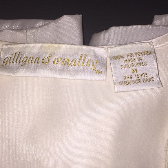 💝NWOT Gilligan & O’Malley 2 pc Ivory Gown/Kimono - Picture 8 of 8